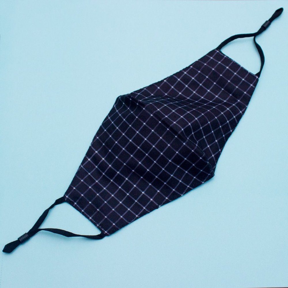 Men's (Unisex) Grid Pattern Face Mask
